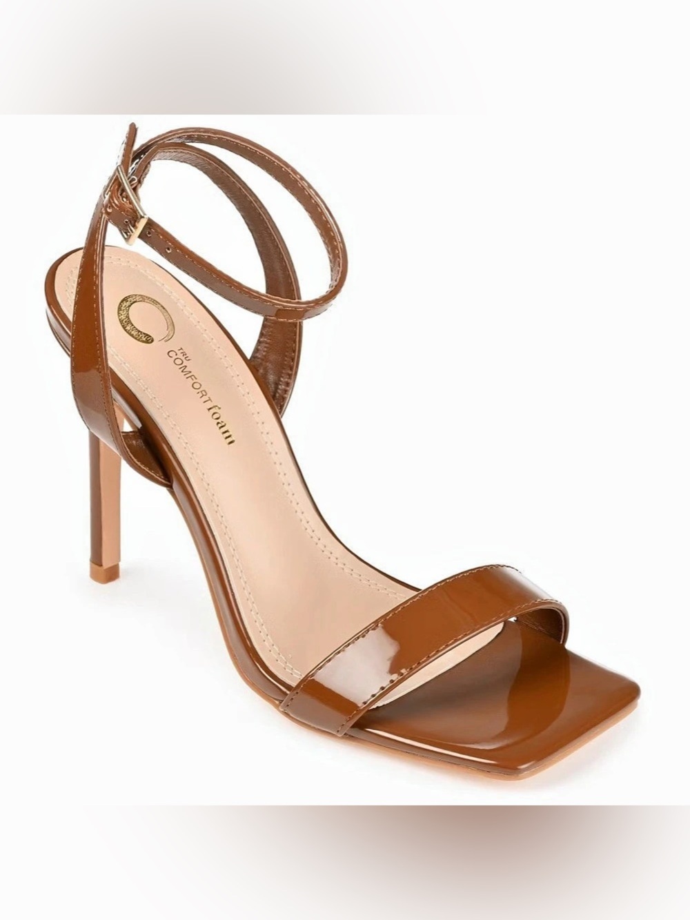 Journee Collection Women's Dorian Open Toe High Stiletto Pumps Brown
9.5